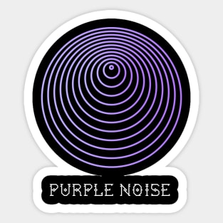Purple Noise inspired by Brejcha Sticker
